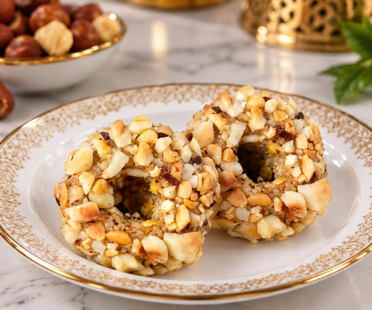 Daarna Kaak Hazelnut handmade Tunisian pastry