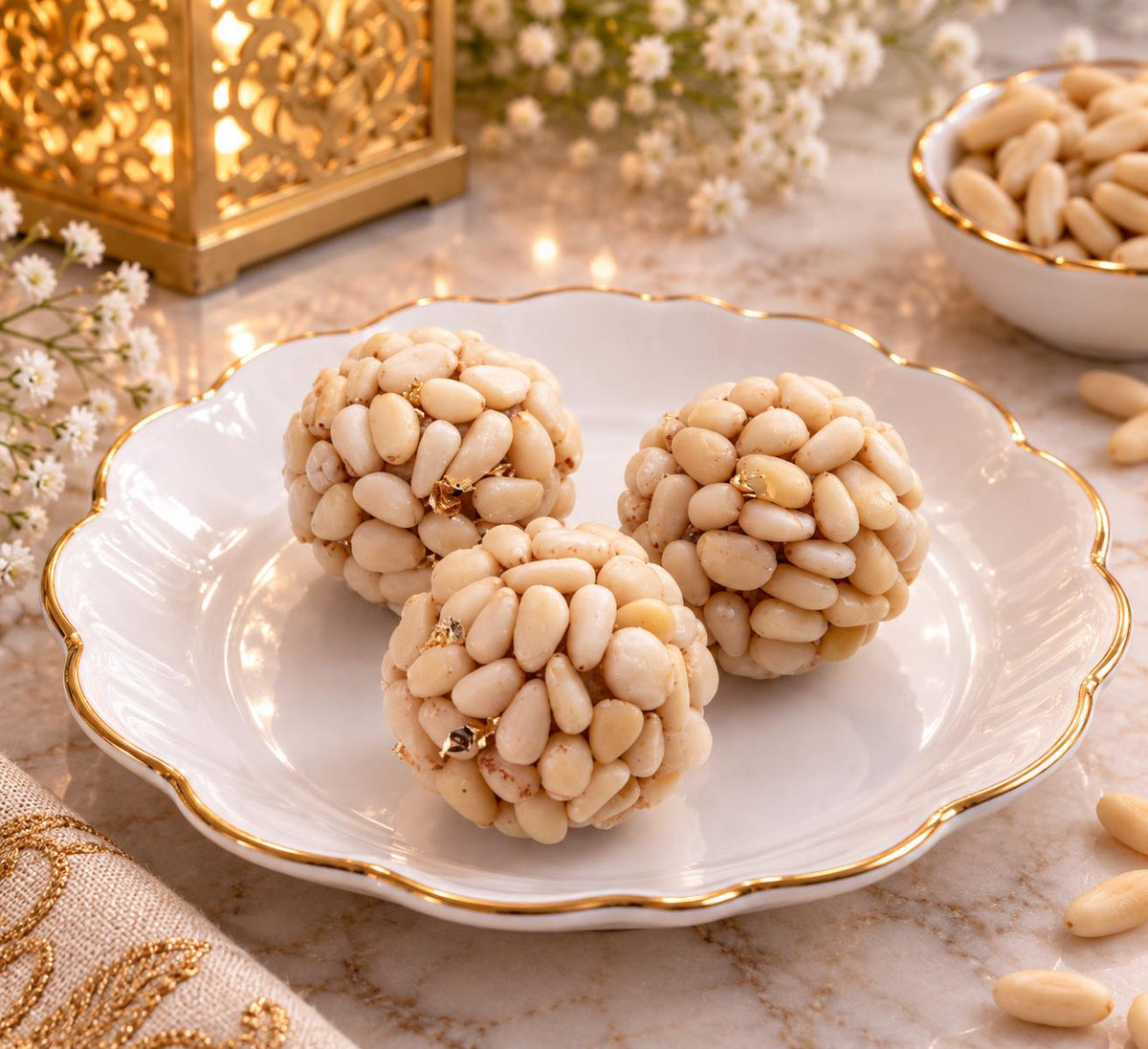 Daarna Almond and Hazelnut Energy Ball handmade Tunisian sweet