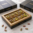 BJAWIA ALMOND & PISTACHIO | بجاويّه — 12 PIECES — eight-box