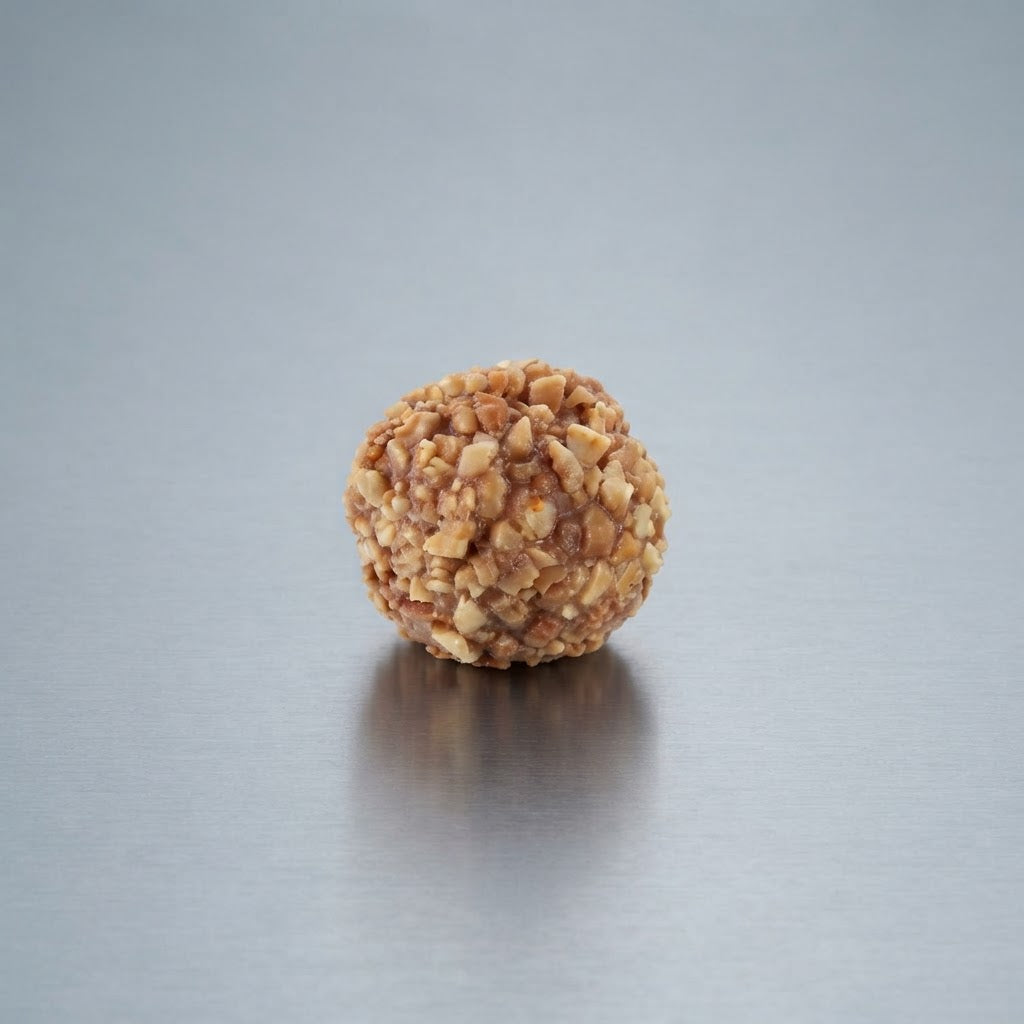 HAZELNUT ENERGY BALL — 12 PIECES — single-metallic